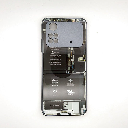 Circuit Board High Quality Hard Cover Full Camera Lens Protective Case for Xiaomi POCO M4 Pro