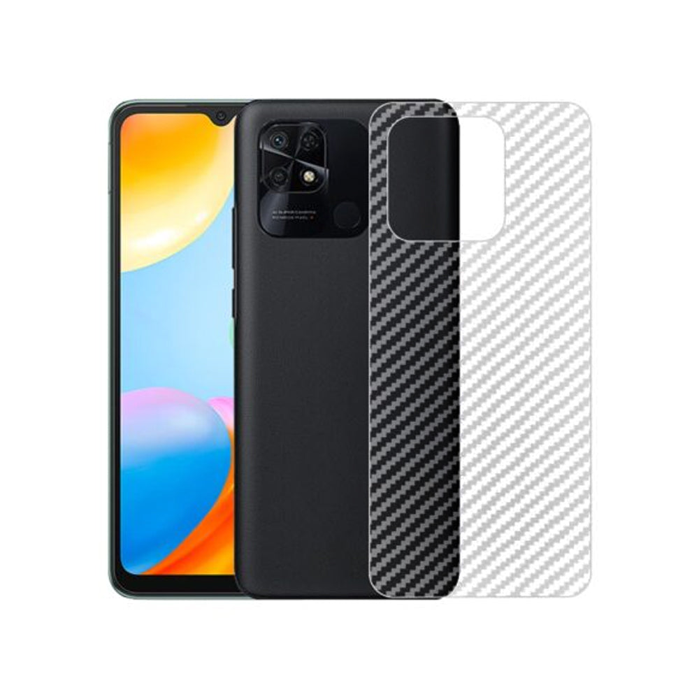 Redmi 10C carbon Back Clear Skin Sticker