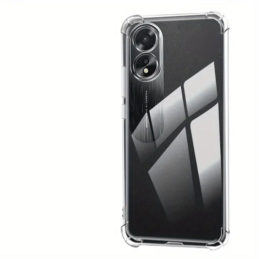 OPPO A38 Clear Anti-Shock Case Reinforced Corner Drop Protection Cover