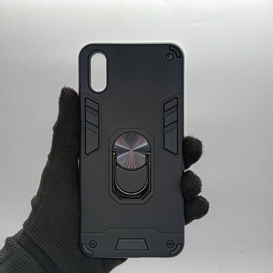 Vivo Y1s Y91c Y93 Hard PC Case with ring holder Shockproof Slim back Cover