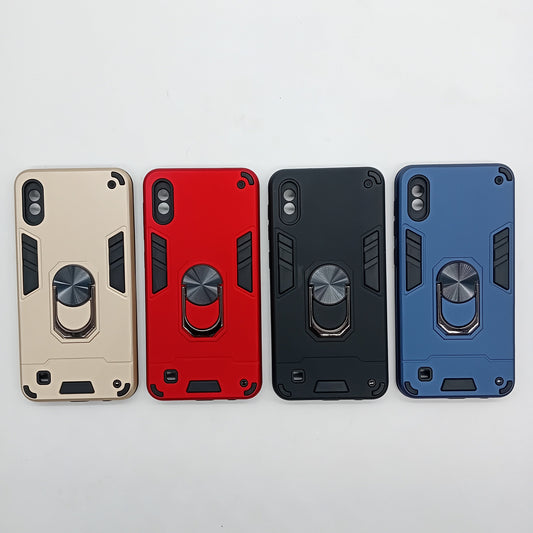 Samsung A10 Hard PC Case with ring holder Shockproof Slim back Cover