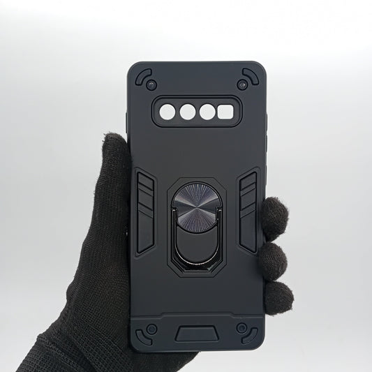 Samsung S10 Plus Hard PC Case with ring holder Shockproof Slim back Cover