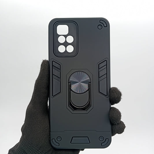 Redmi 10 Hard PC Case with ring holder Shockproof Slim back Cover