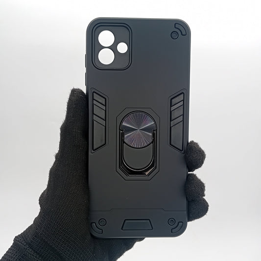 Samsung A04 Hard PC Case with ring holder Shockproof Slim back Cover