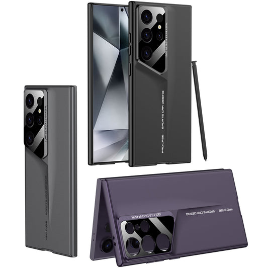 LEEKA Samsung S23 Ultra case with Super Luxury Sport car fiber Pro case design