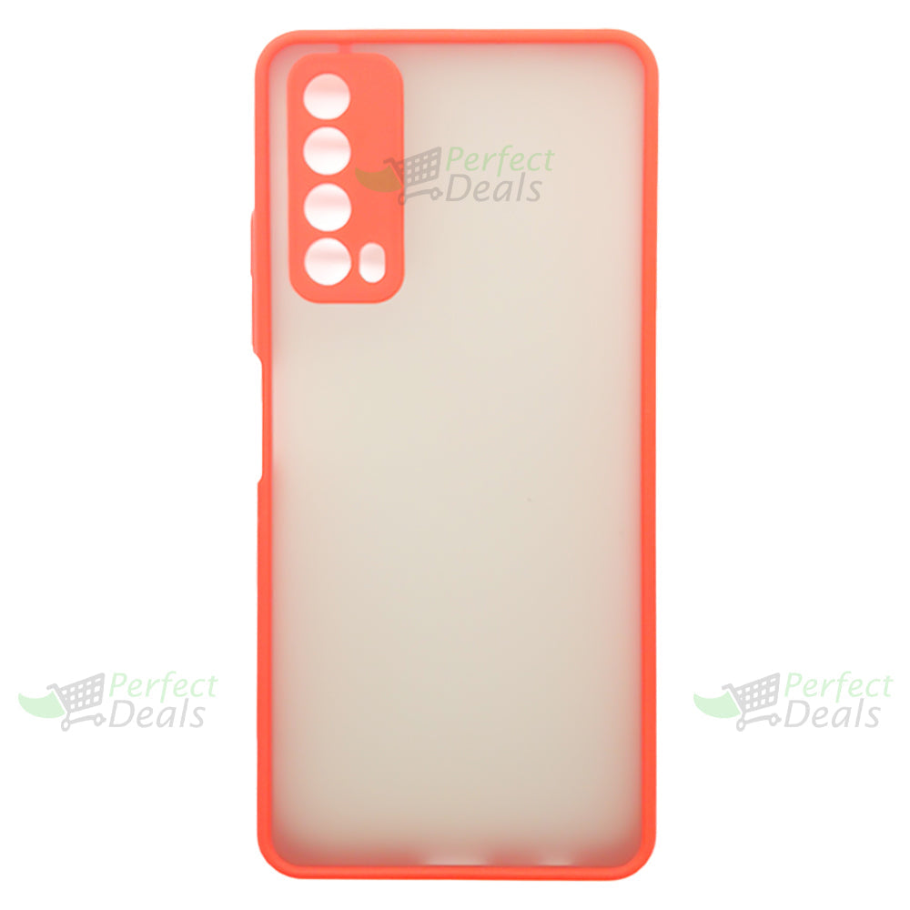 Camera lens Protection Gingle TPU Back cover for Huawei Y7A