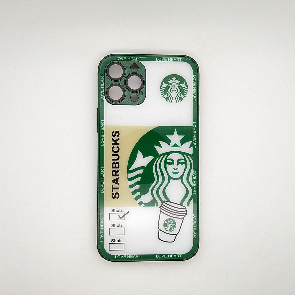 Starbucks Full Camera Lens Protective Hard Shel PC Case For apple iPhone 12 Pro