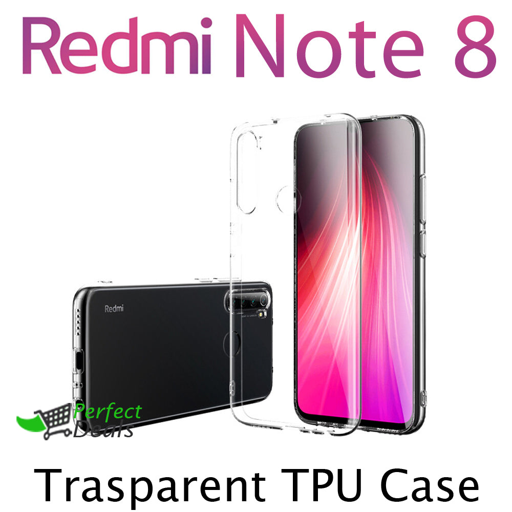 Transparent Clear TPU Case for Redmi Note 8