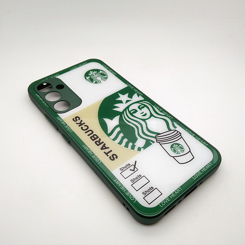 A34 5G Starbucks Series High Quality Perfect Cover Full Lens Protective Transparent TPU Case For Samsung A34 5G