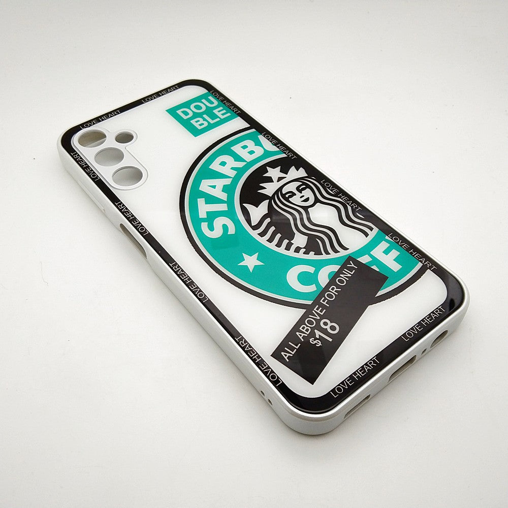 Starbucks Full Camera Lens Protective Hard Shel PC Case For Samsung A14
