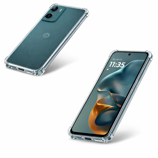 Motorola Moto G05 Clear Anti-Shock Case Reinforced Bumper Cover