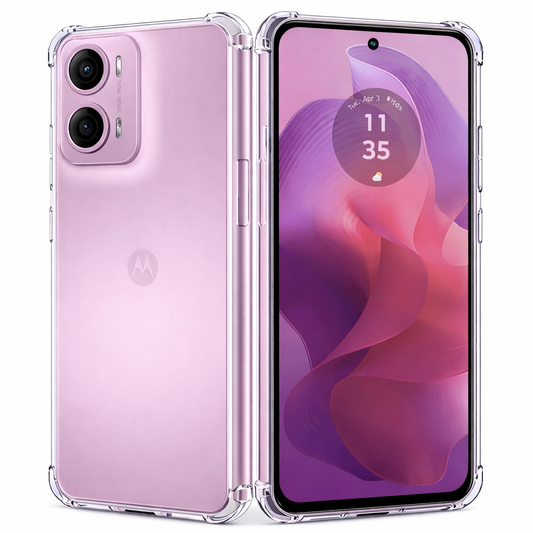 Motorola Moto G24 Clear Anti-Shock Case Heavy Duty Protection Cover