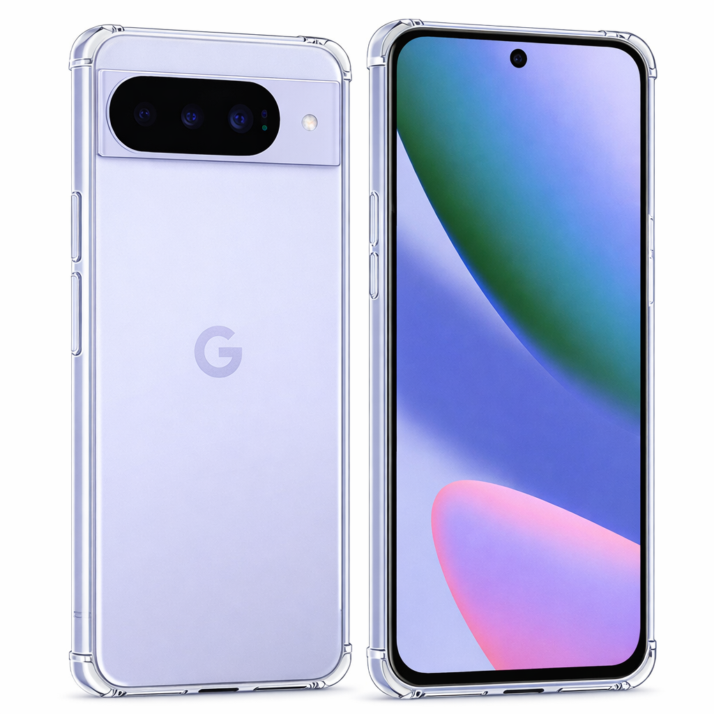 Google Pixel 10 Clear Anti-Shock Case Reinforced Corner Protection