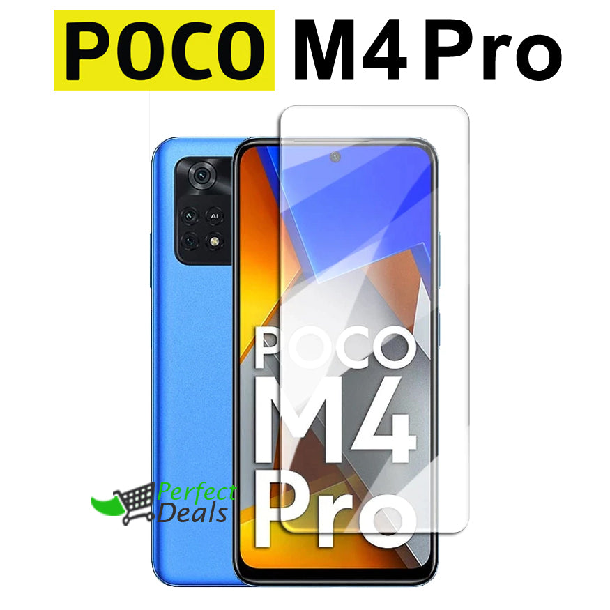9H Clear Screen Protector Tempered Glass for Xiaomi Mi POCO M4 Pro