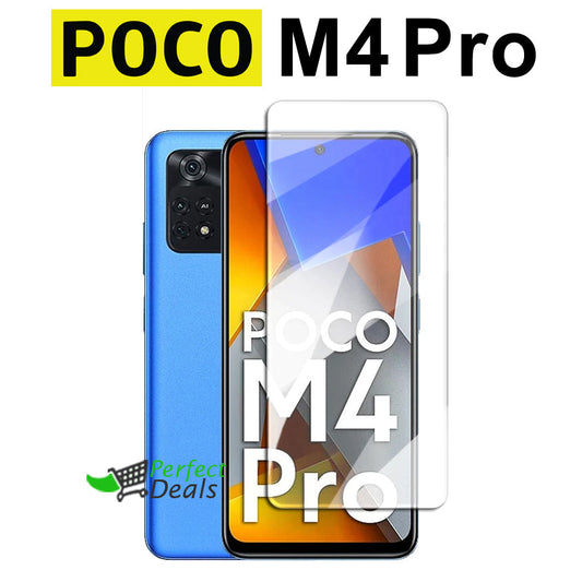 9H Clear Screen Protector Tempered Glass for Xiaomi Mi POCO M4 Pro
