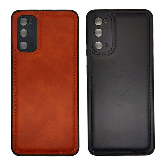 Luxury Leather Case Protection Phone Case Back Cover for Samsung S20