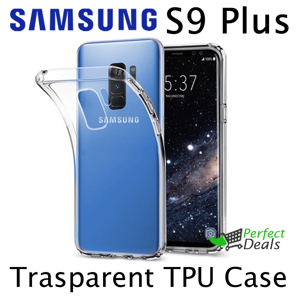 Transparent Clear TPU Case for Samsung S9 Plus