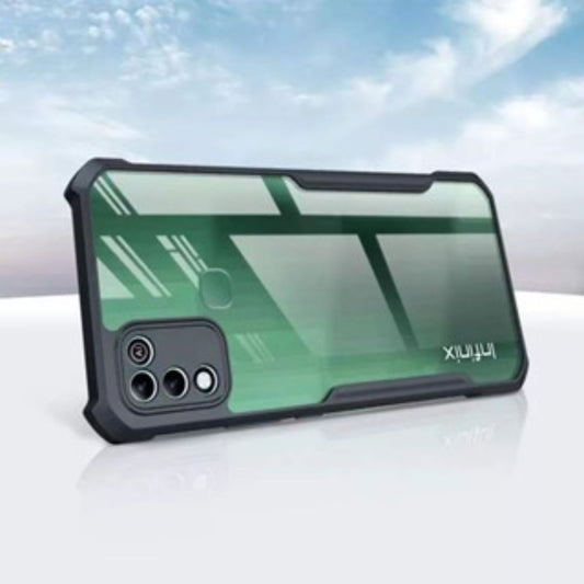 infinix Hot 10 Play iPaky Case Back Cover Matte Black TPU Bumper case