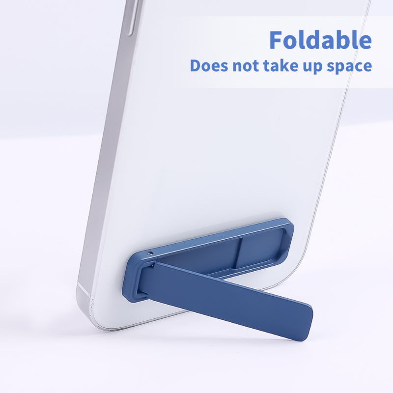 Ultra Thin Mini Metal Folding Mobile Phone Holder Stand Alloy Invisible Portable Kickstand Bracket Desktop Phone Holder