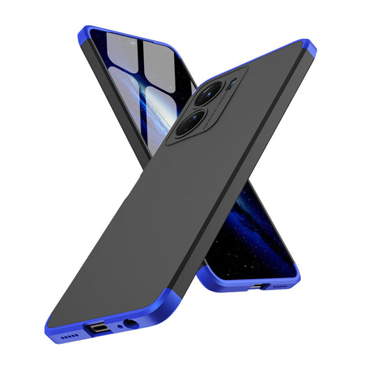 LEEKA Vivo Y16 Full 3in1 Cover 360º Shockproof Armour Hard Matte PC Case