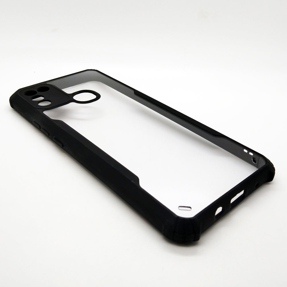 infinix Hot 10 Play iPaky Case Back Cover Matte Black TPU Bumper case