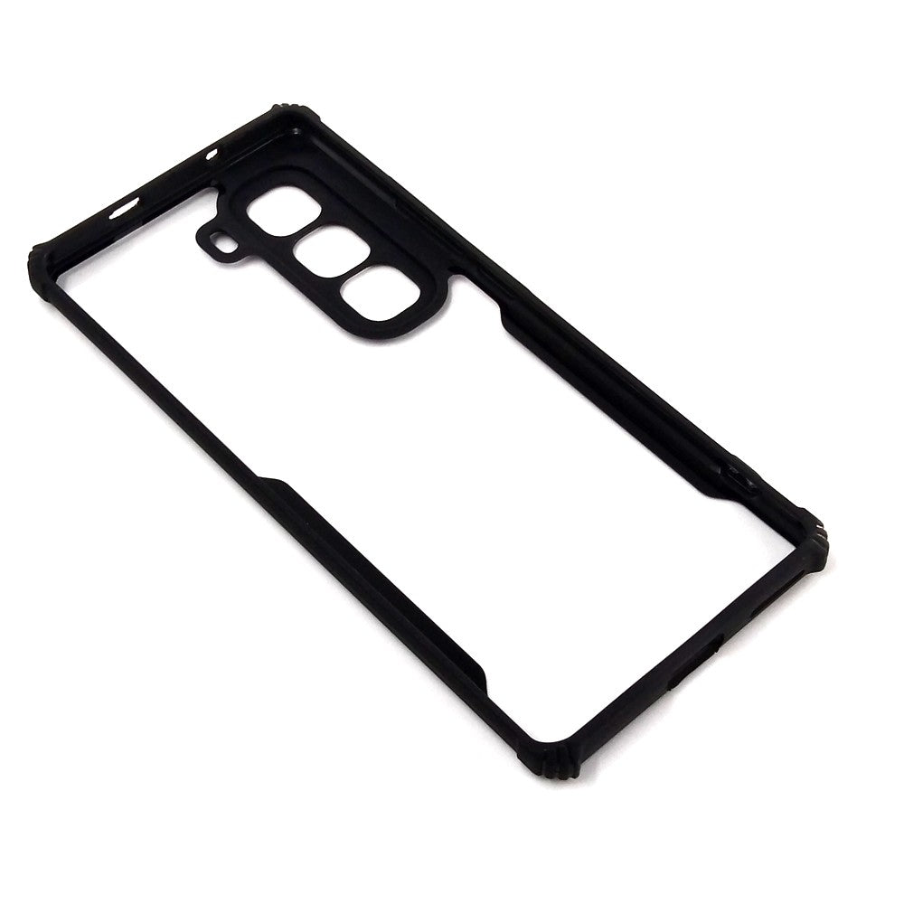 infinix Hot 50 Pro Plus case Matte Black Back Cover Soft Silicone TPU Bumper case