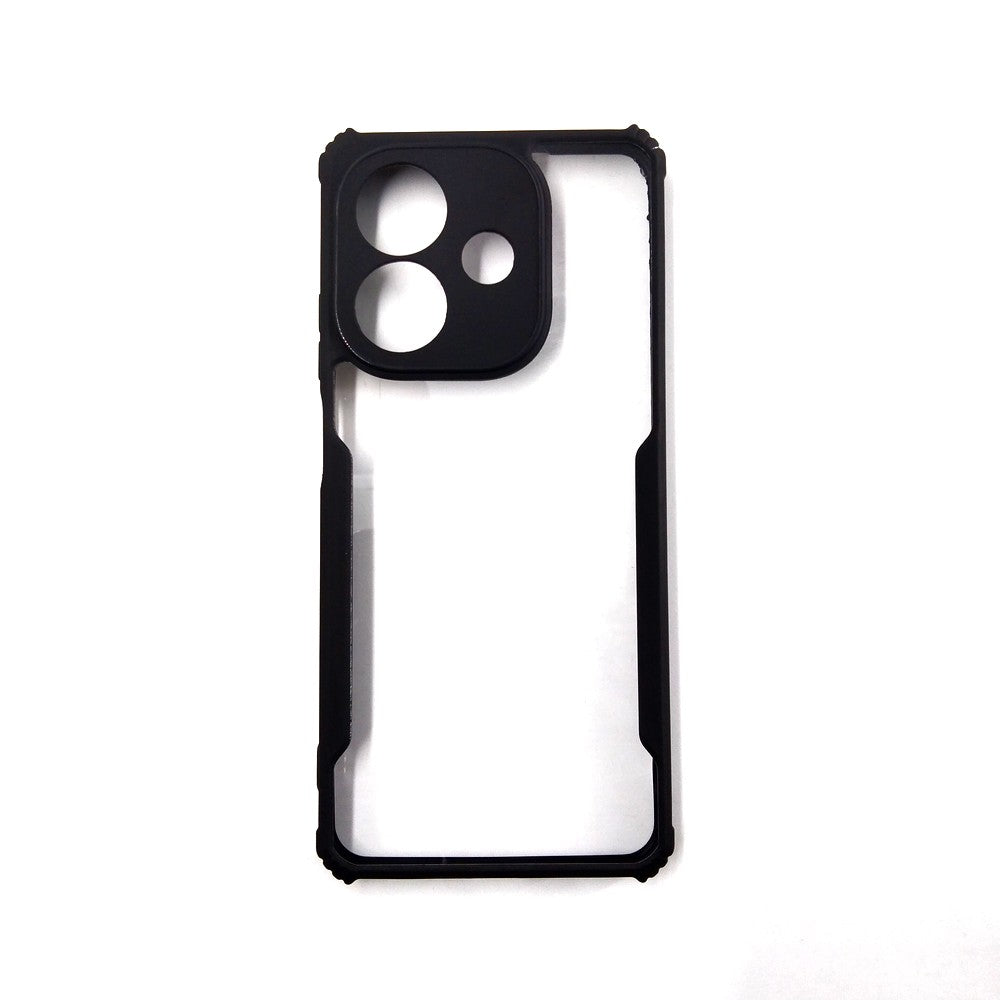 OPPO A3 case Matte Black Back Cover Soft Silicone TPU Bumper case