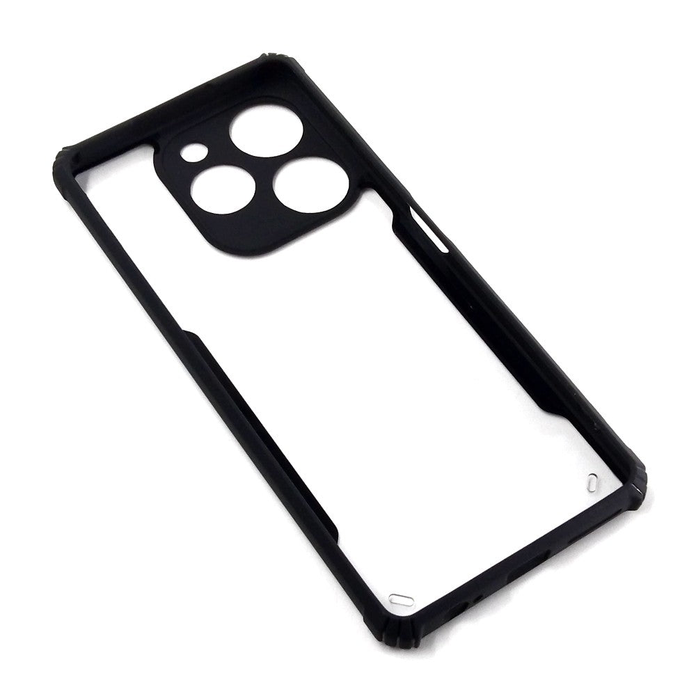 Tecno Spark 10 Pro case Matte Black Back Cover Soft Silicone TPU Bumper case