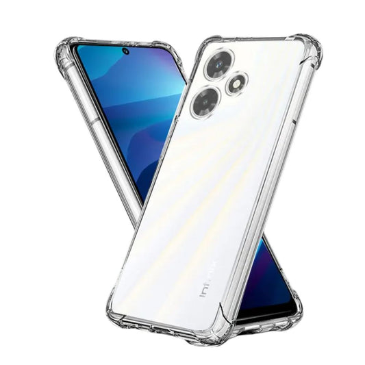 infinix Hot 30 Clear Anti-Shock Case Reinforced Corner Cover