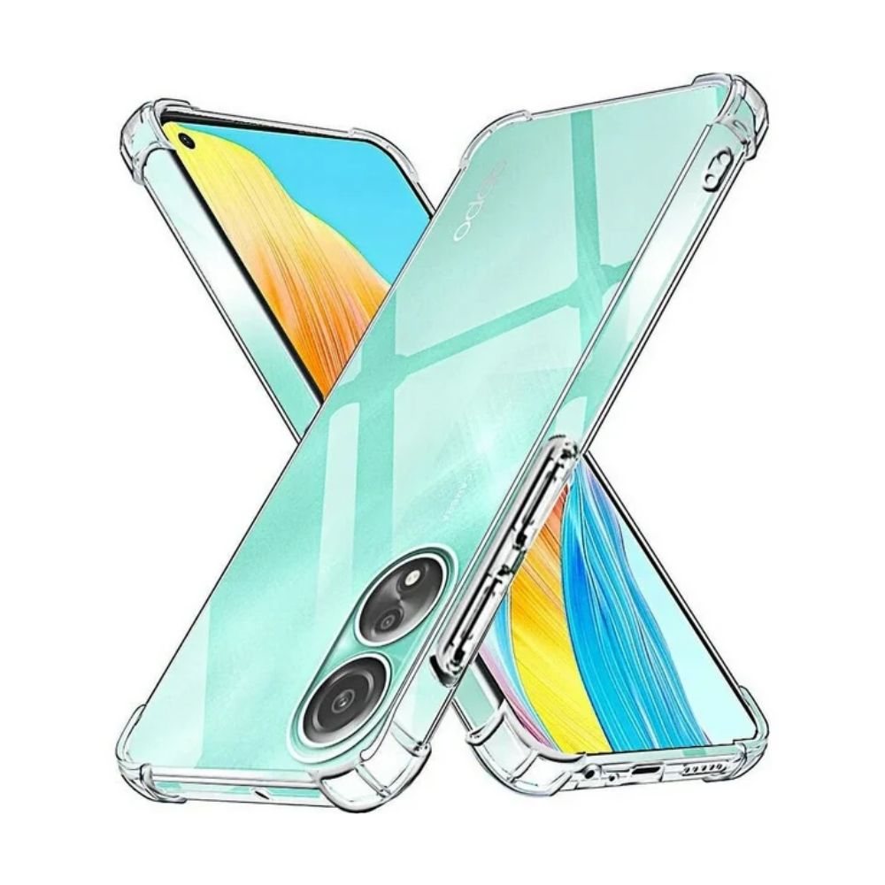 OPPO A38 Clear Anti-Shock Case Reinforced Corner Drop Protection Cover