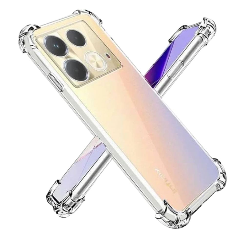 infinix Note 40 Clear Anti-Shock Case Heavy Drop Protection Cover