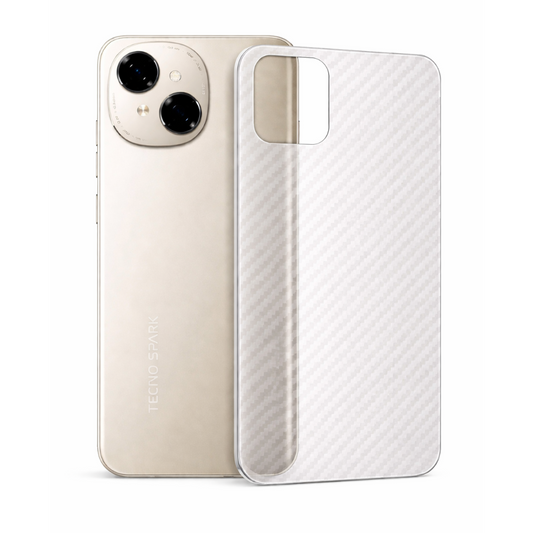 Tecno Spark Go 1 Carbon Back Sticker Matte Mobile Back Protection Skin