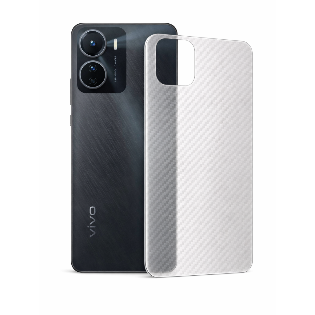 Vivo Y16 Carbon Back Sticker Premium Back Protection Wrap