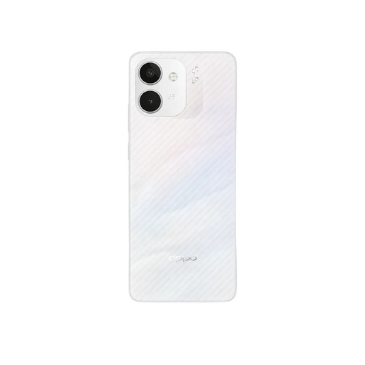 OPPO A5x Carbon Back Sticker Scratch Resistant Matte Back Skin