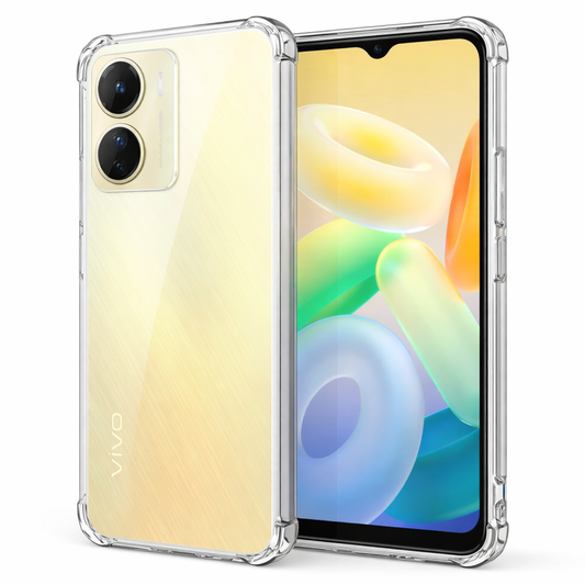 Vivo Y16 Clear Anti-Shock Case Reinforced Corner Protection