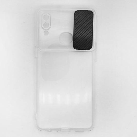 Samsung A10s Camera Slide Protection Clear Back Cover Soft Silicone TPU Bumper case