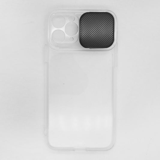 iPhone 11 Pro Camera Slide Protection Clear Back Cover Soft Silicone TPU Bumper case