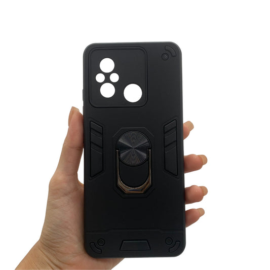 Redmi 12C Hard PC Case with ring holder Shockproof Slim back Cover