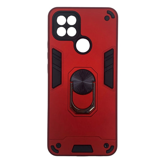 OPPO A15 Hard PC Case with ring holder Shockproof Slim back Cover