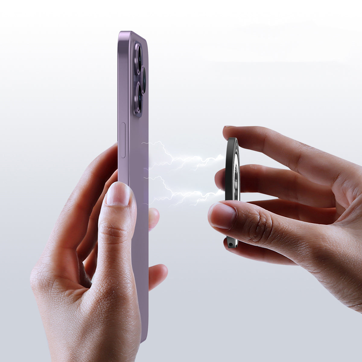 Aluminium Alloy Magnetic Stand Phone Finger Ring Holder For iPhone 15 14 13 12 Pro Max Magsafe Phone Stand Ring Holder