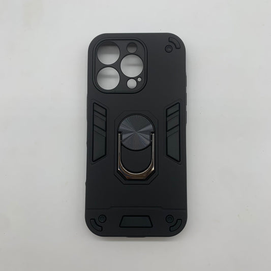 iPhone 16 Pro Hard PC Case with ring holder Shockproof Slim back Cover