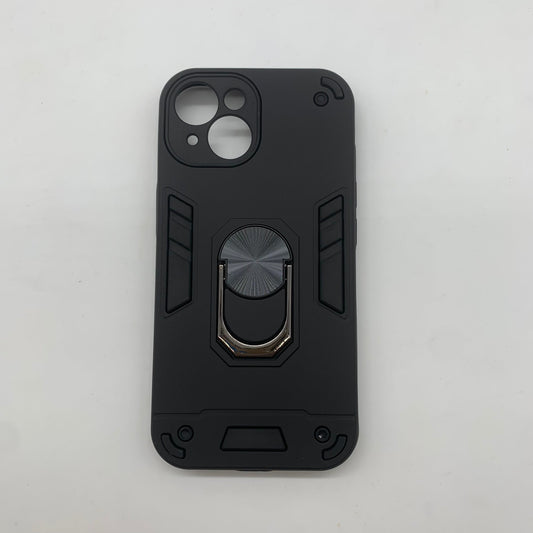 iPhone 15 Hard PC Case with ring holder Shockproof Slim back Cover