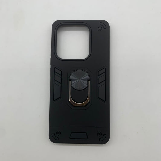 Redmi Note 14 4G Hard PC Case with ring holder Shockproof Slim back Cover