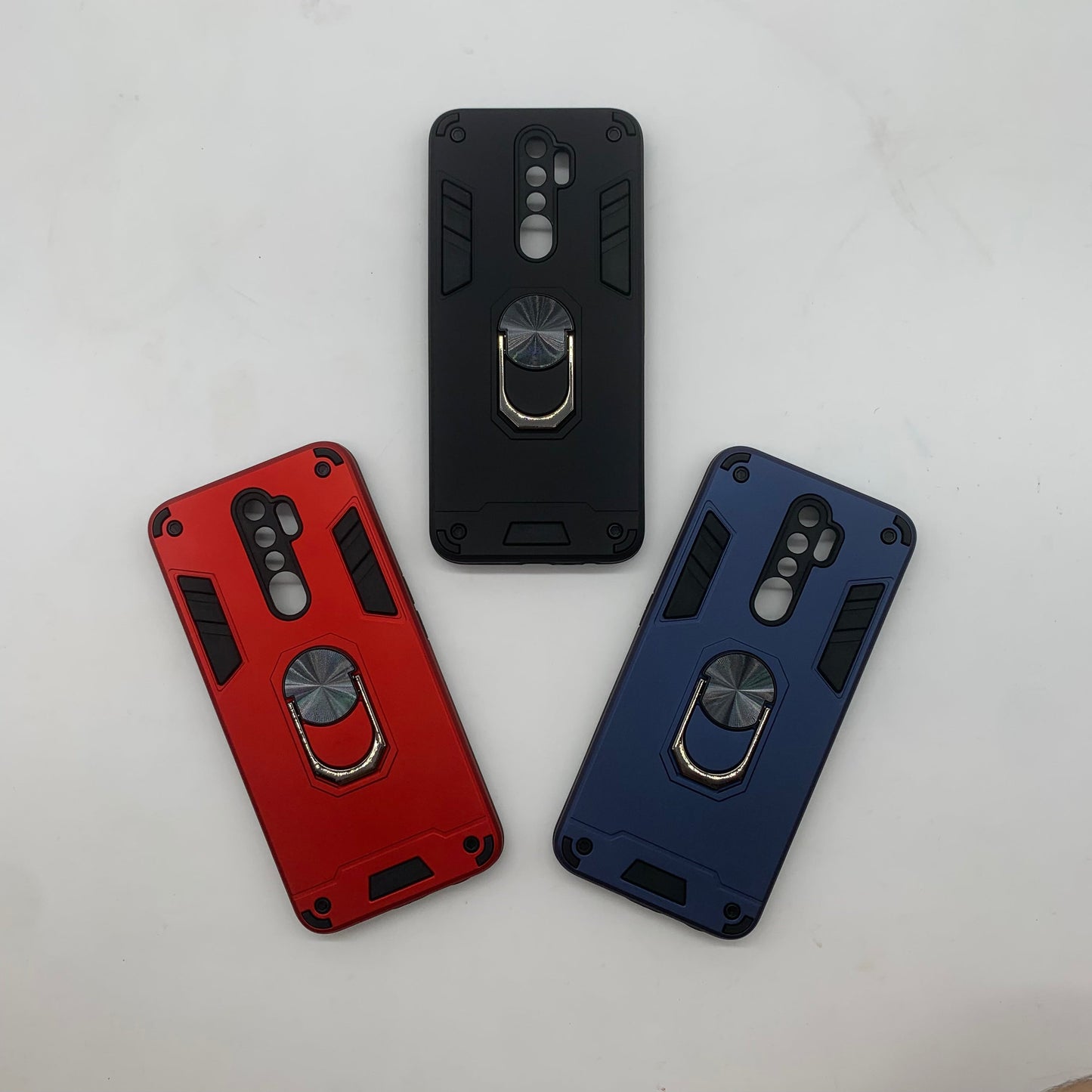 OPPO A9 2020 Hard PC Case with ring holder Shockproof Slim back Cover