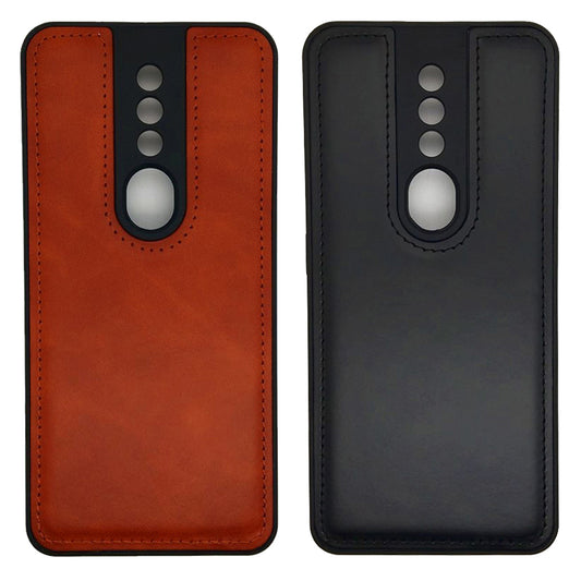 Luxury Leather Case Protection Phone Case Back Cover for F11 Pro