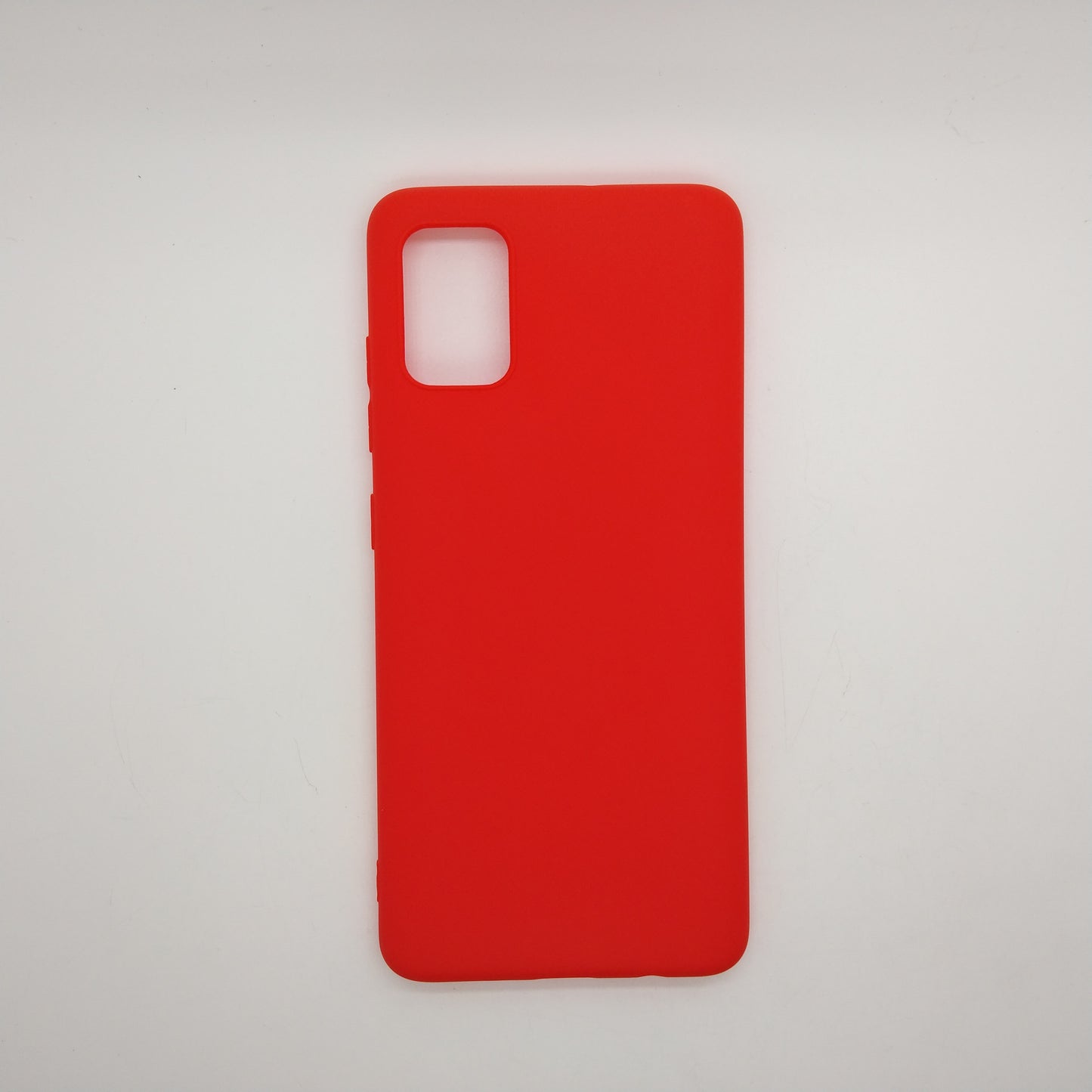 Samsung A51 bundle pack of 3 Silicone case slim black red blue back covers