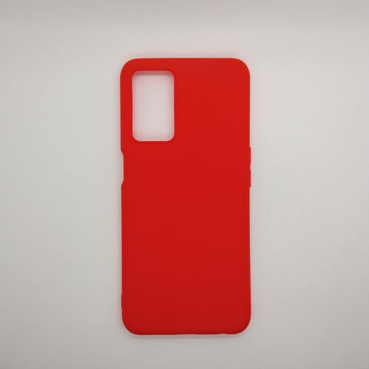 OPPO A54 bundle pack of 3 Silicone case slim black red blue back covers