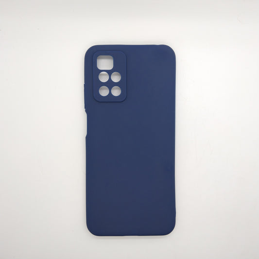 Redmi 10 bundle pack of 3 Silicone case slim black red blue back covers