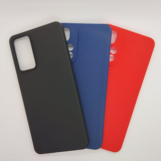 Redmi Note 11 Pro bundle pack of 3 Silicone case slim black red blue back covers