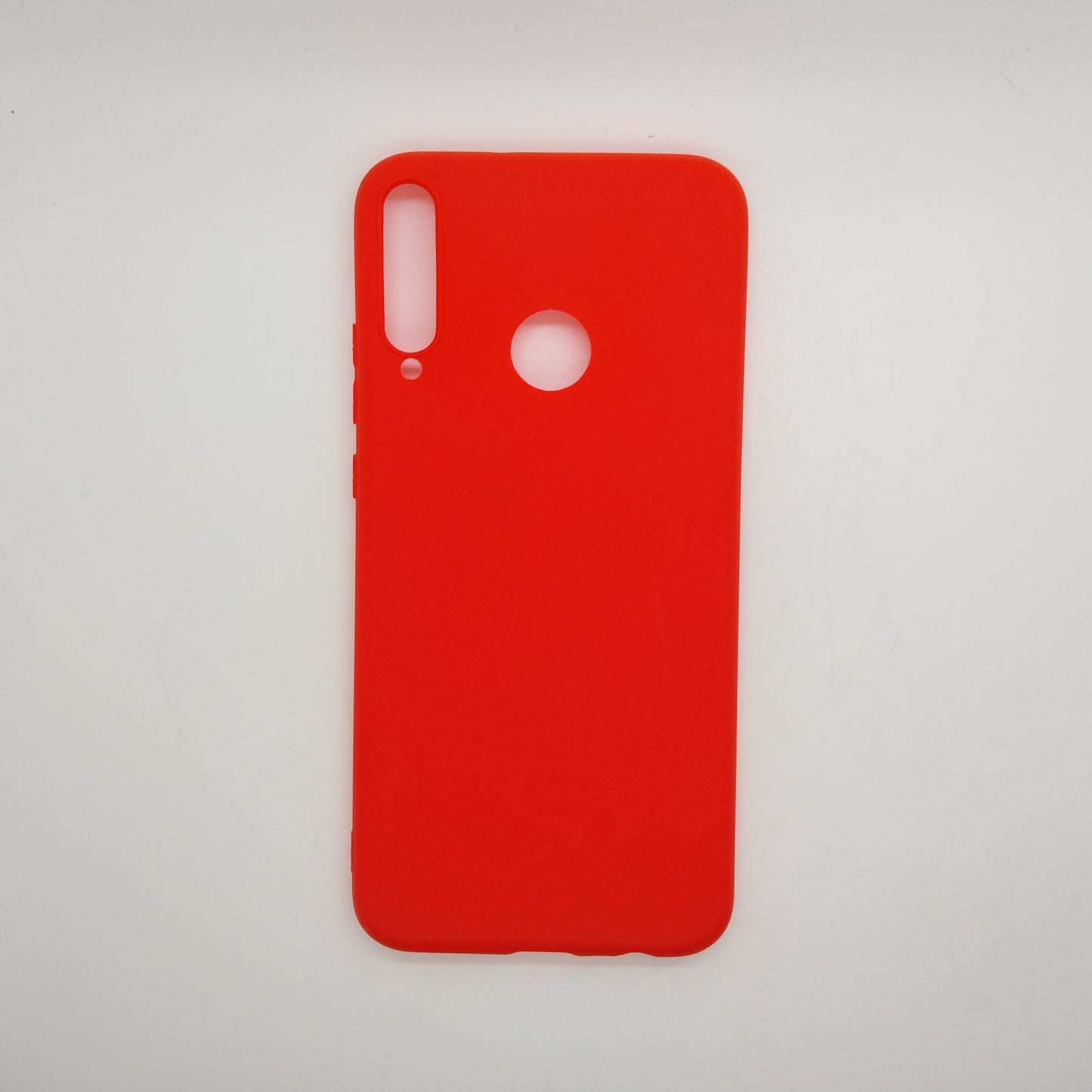 Huawei Y7p bundle pack of 3 Silicone case slim black red blue back covers